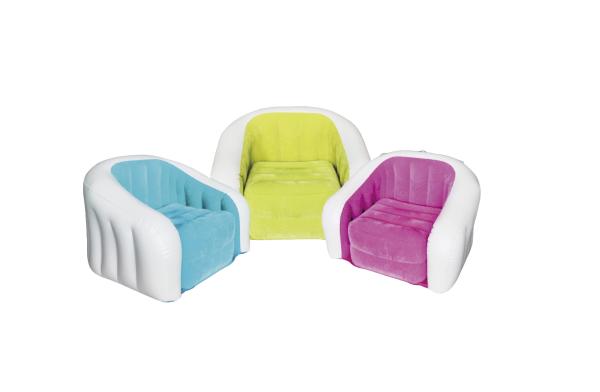 Cadeira inflável colorida de surpresa do sofá que reune PVC exterior inflável 74X74X64Cm da mobília