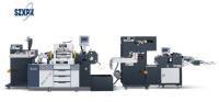 Máquina de corte de etiquetas de código de barras de controle PLC de alta eficiência para papel / material plástico