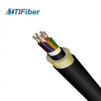 Cabo de fibra ótica 12 do único modo 48 96 bainha alta da densidade PE/HDPE da fibra de Adss do núcleo