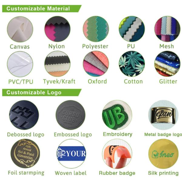 Large Capacity Fabric Shopping Bags Folding Eco-Friendly Tuff Stength Tote Bags Reusable DIY Shoulder Bag Grocery Handbag Beige White