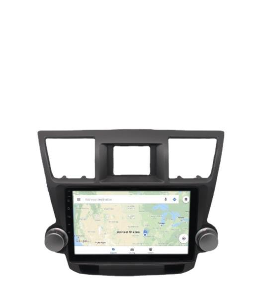 10.1 Toyota Android Radio Toyota Highlander 2009-2012 Car Navigation GPS 2Din
