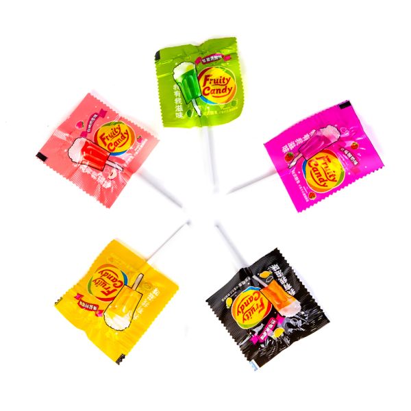 Assorted Mixed Fruit Flavor Lollipop Candy Stick Candy Hard Candy Wholesale