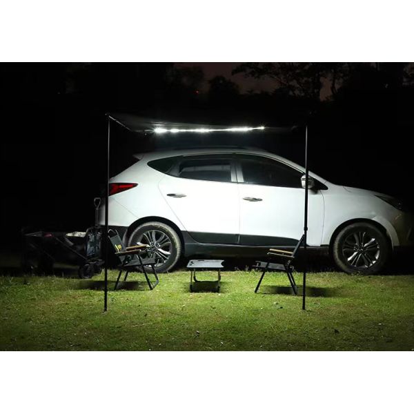 Awning Side Tent Retractable Aluminum Alloy Shell 2.5*2.5M Suv Car Roof Side Awning Accessories 4X4 4Wd Awning Tent