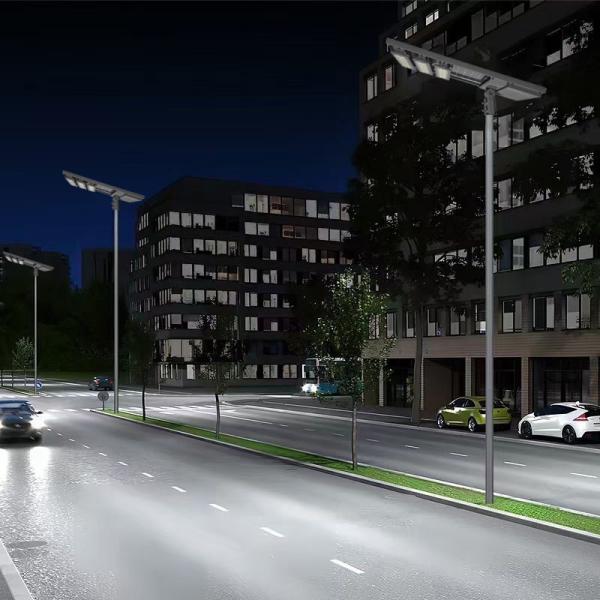 7070SMD Chips 36pcs All In One Solar Street Lights 30w/35w/40w/60w Power Options