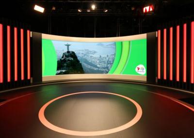 Exposição de diodo emissor de luz interna completa da cor P10 do CE ROHS para a propaganda comercial
