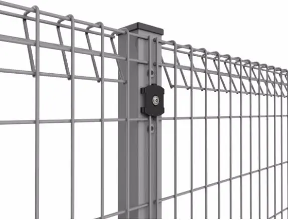 Decorative Galvanized Wire Fence Ornamental Double Loop Roll Top