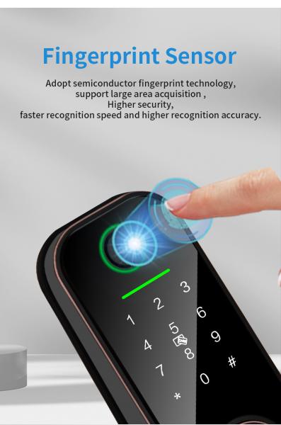 SmartGuard Pro: Multifunctional Fingerprint Door Lock with Built-in Reminder Feature