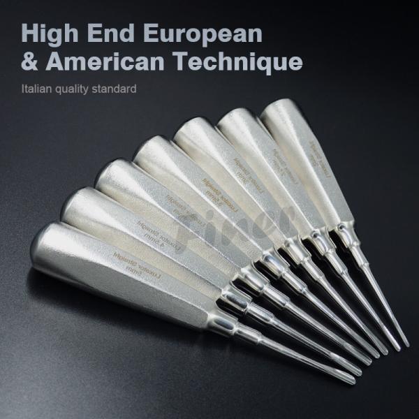 Stainless Steel Dental Surgical Instruments 7 Picece Molar Extraction Dental Root Elevator