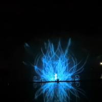 5D musique laser danse de l'eau cinéma écran de l'eau fontaine projecteur