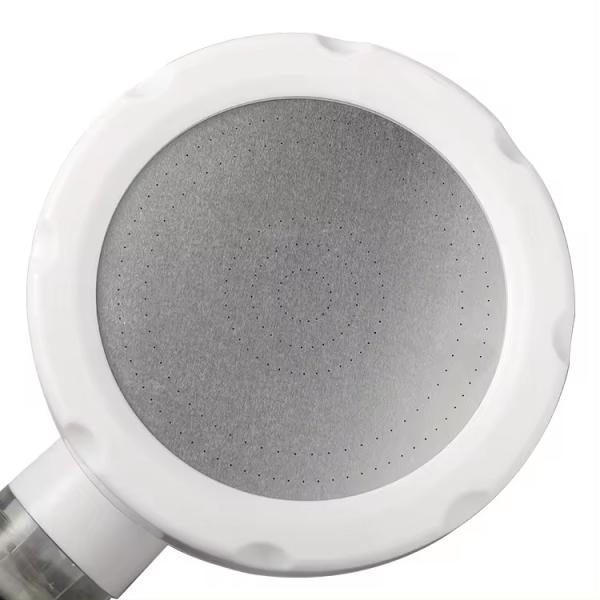 Hotel ABS Plastic Mineral Shower Head with Adjustable High Pressure Water Saving Balls