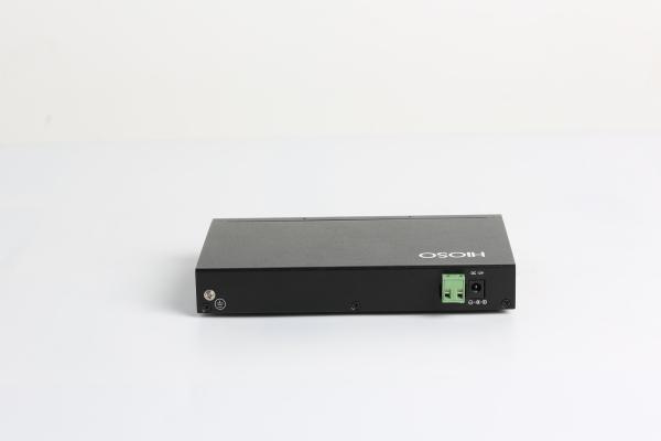 Hioso 8 Rj45 TP Ports +2 ge Fiber Uplink Ports Ethernet Access Switch Gigabit Ethernet Switch
