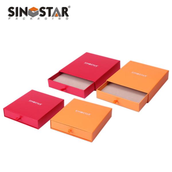 Складывание ювелирных изделий Бумажная коробка для ювелирных изделий без водонеп