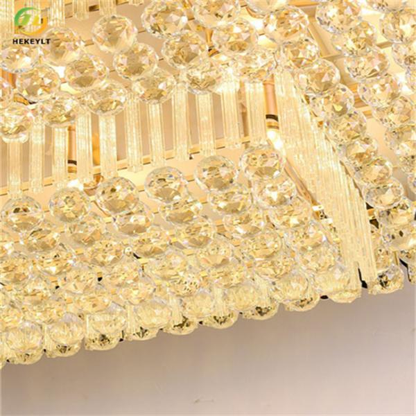 прямоугольник размера 265Вольт различный привел золото потолочного света и черный кристалл и металл