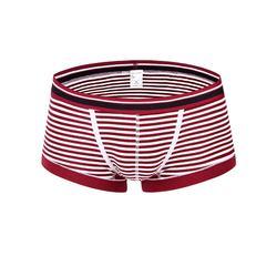 Striped Cotton Men Underwear Cotton Anti Bacterial Men Sexy Underwear
