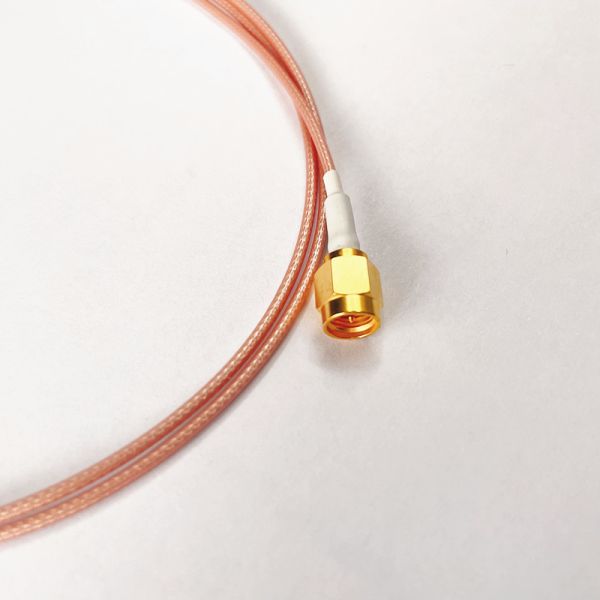 Gold Plated Brass RF Cable Assembly with DC-6G Frequency Range and Low VSWR ≤1.25 for SMA Male to SMBM Male Connectors