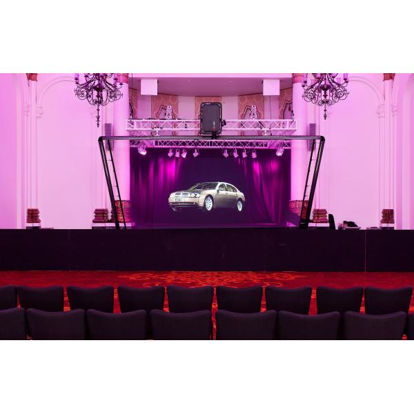 Reflective Foil Stage 3D Holographic Video Projection Transparent Color 95um Thickness