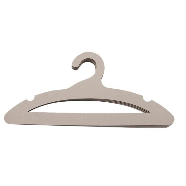 Biodegradable White Cardboard Paper Hanger For Coat Suit Clothes Towel Hanging