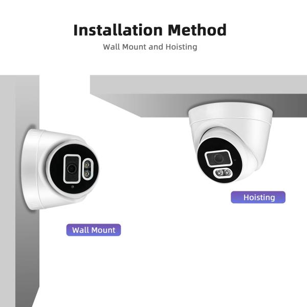 Input Output Cctv Ir Capture Night Vision CCTV Security Camera 4Mp Indoor Security Dome Camera