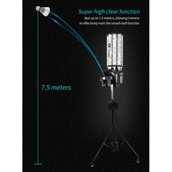 Máquina do serviço da peteca do badminton com proteção da sobretensão da sobrecarga