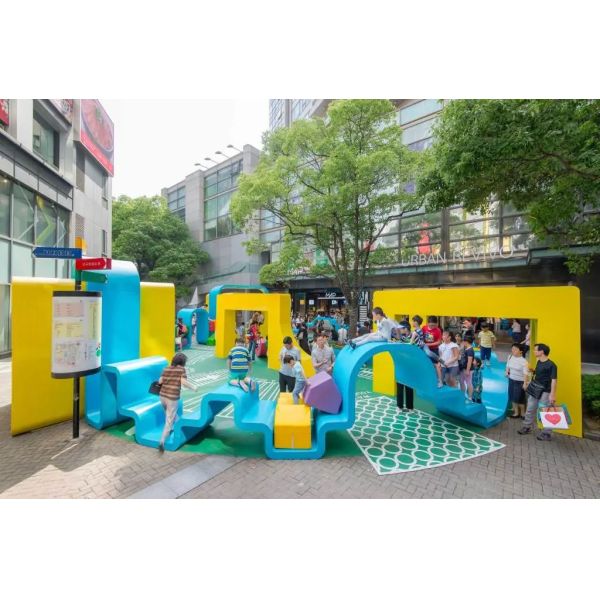 Stainless Steel Interactive Sculpture - Customized Art Installation for Public Spaces