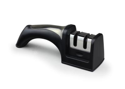Black Pull Through Stainless Steel Knife Sharpener For Metal Knife With CE Certificate