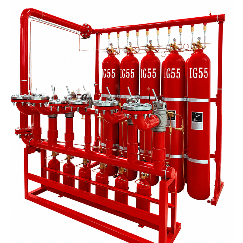 IG55 20MPa Piping Network for Inert Gas Fire Suppression System - Non-Toxic & Safe with Long Transmission Distance