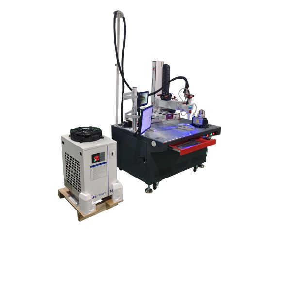 5-AXIS QCW LASER WELDING MACHINE, USED FOR LIQUID-COOLED COLD PLATE WELDING, CONTINUOUS LASER OUTPUT, RELIABLE QUALITY, ONE-YEAR MAINTENANCE SERVICE.