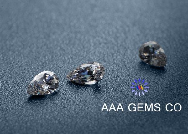 White Color Pear Cut Loose Moissanite Stones Synthetic For Jewelry
