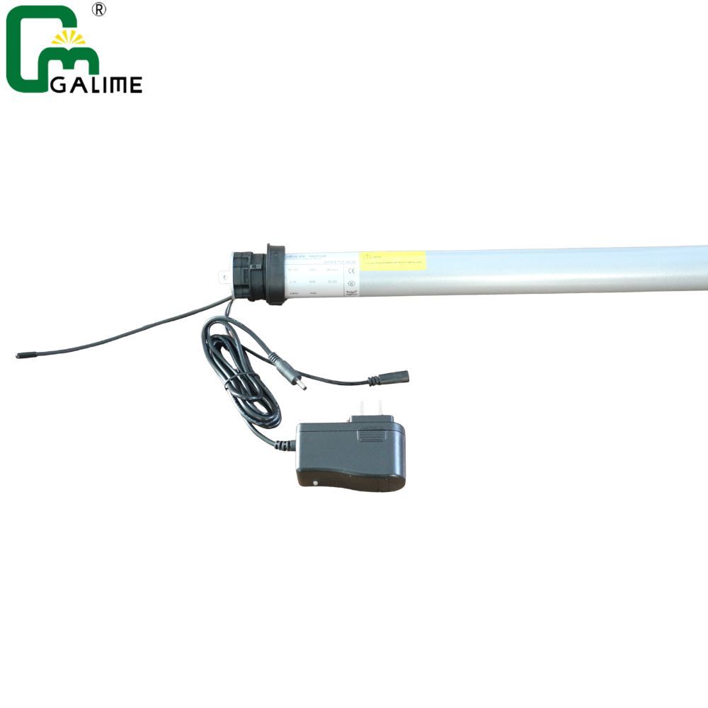 35mm Rechargeable Lithium Battery Tubular Motor 10Nm for Heavy Motorized Roller Blinds