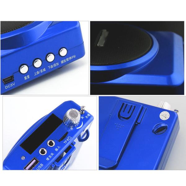 UHF 2.4Ghz wireless microphone handheld headset 2 in 1 portable pa megaphone for teachers teaching yoga NEWGOOD factory