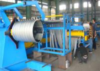 A bobina de rolamento automática da tesoura que corta a linha máquina galvanizou a linha de corte de aço da bobina