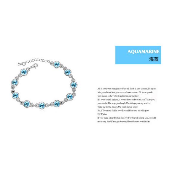 Austrian Crystal Bracelet - night piano