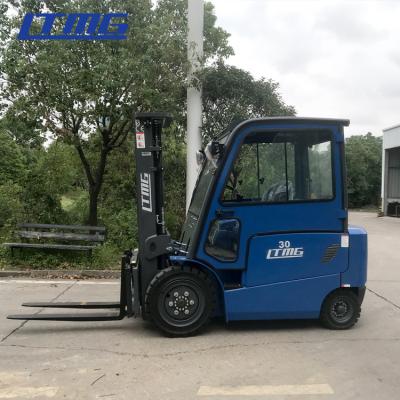 LTMG warehouse clean energy electric forklift 3ton 2.5ton 2ton solid tires side shift 4800mm mast