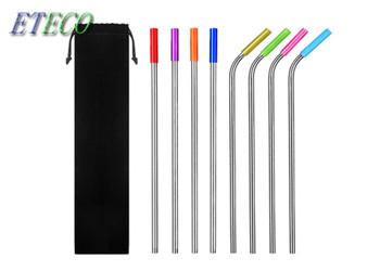 10.5 Long Cocktail Straws With Handy Cleaning Brush Easy Care Long Use Time