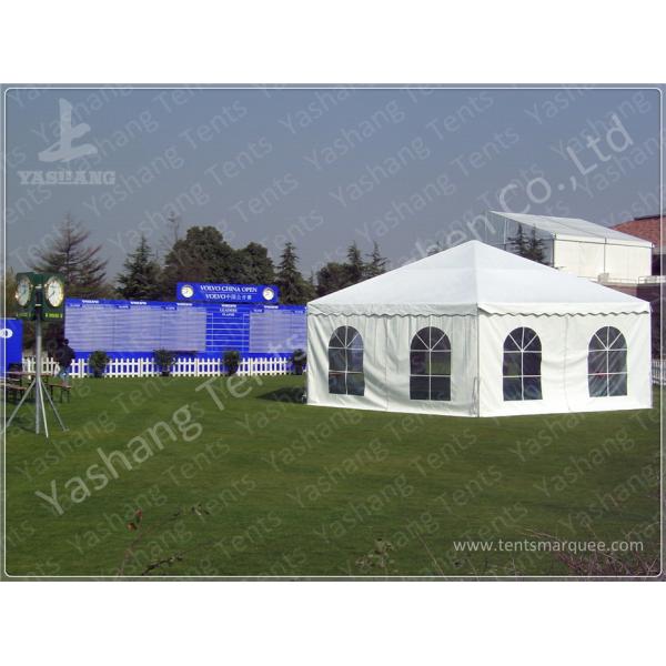 Hexagonal White PVC Fabric Gazebo Canopy Tents Aluminum Profile