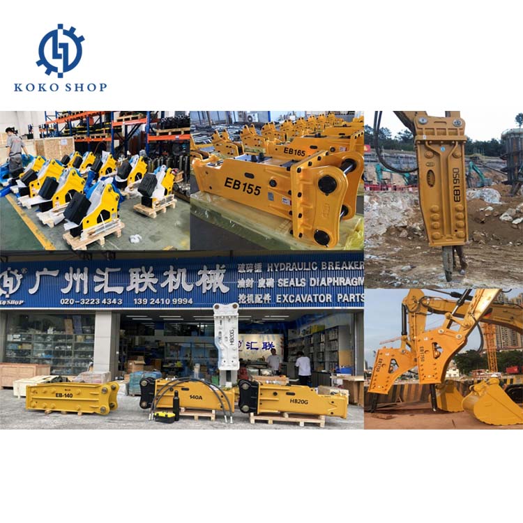 DMB450 DMB800 ALICON-B10 ALICON-B20 ALICON-B30 ALICON-B40 ALICON-B50 Excavator Spare Parts Box Open Type Hydraulic Rock Breaker