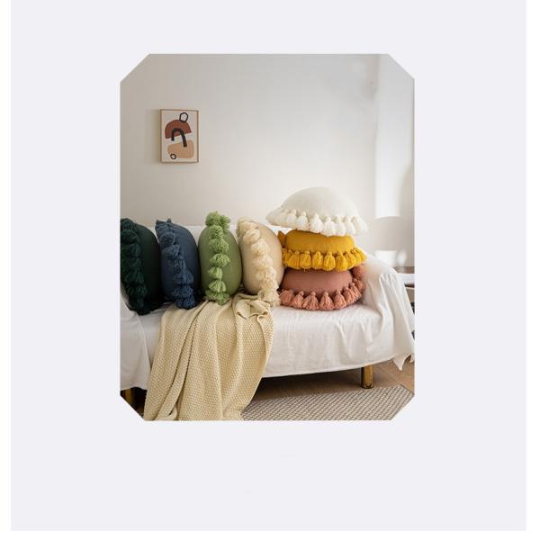 Contemporary Woven Throw Pillows for Western Home Decor in Sophisticated Style