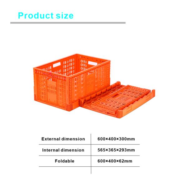 Складные пластиковые ящики для овощей Удобное решение для хранения фруктов и овощей