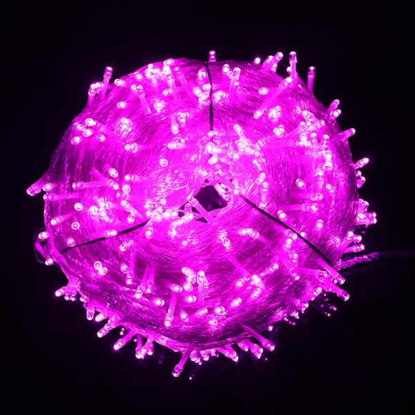 Outdoor Waterproof 300m Purple LED Fairy Lights String Garland for Christmas Holiday Decoration