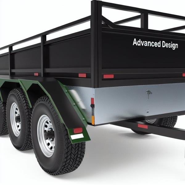 Operational Flexibility Agriculture Farm Trailer 0.5t-20t Loading with Tires Four Core Configurations for Operational Flexibility