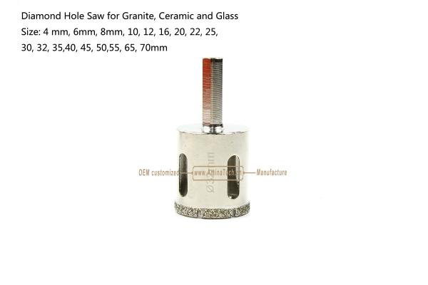 Diamond Hole Saw for Granite, glass and granite hole,Power Tools,Drill