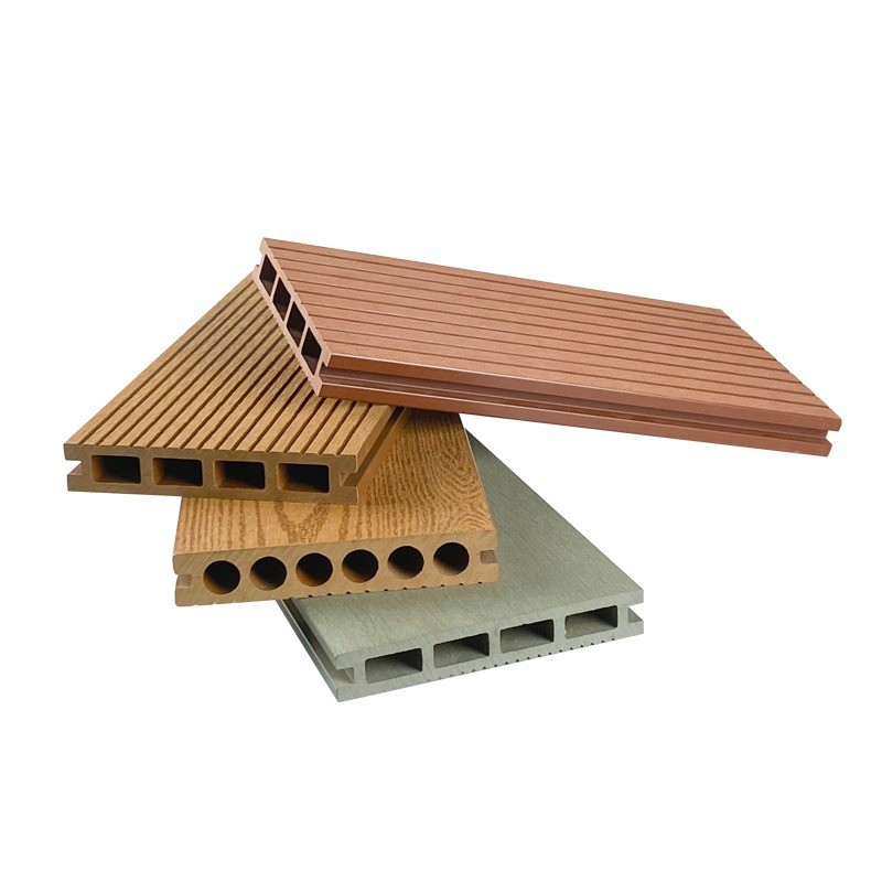 152x23mm WPC украшая панель настила доск внешняя для планки пола отверстия строительных материалов неубедительной круглой