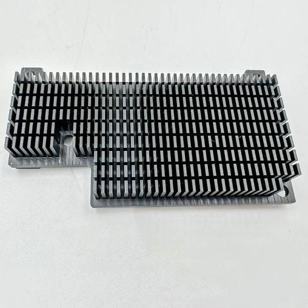 Cooling System Black Anodized Heat Sink , Custom Aluminum CPU Heatsink