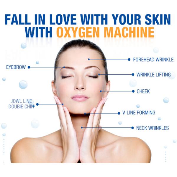 Машина красоты анти- брызг двигателя машины впрыски кислорода вызревания лицевая поднимаясь