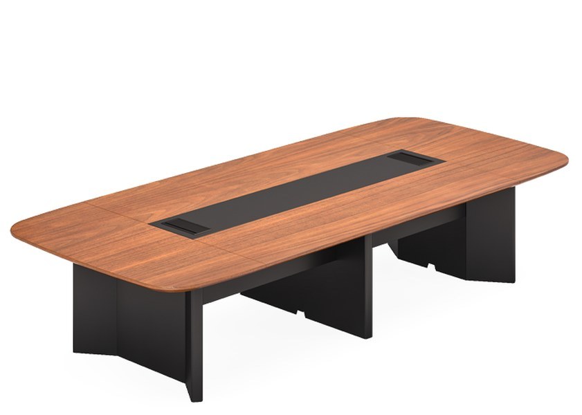 MT Series Conference Table with Geometric Cutting and Multiple Sizes for Efficient Meeting Experience