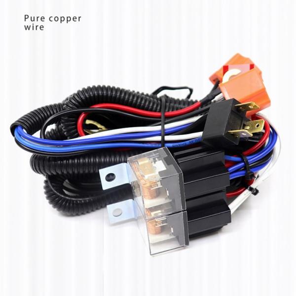 H4 LED Relay Automobile Wire Harness 12V/24V For Car Headlight