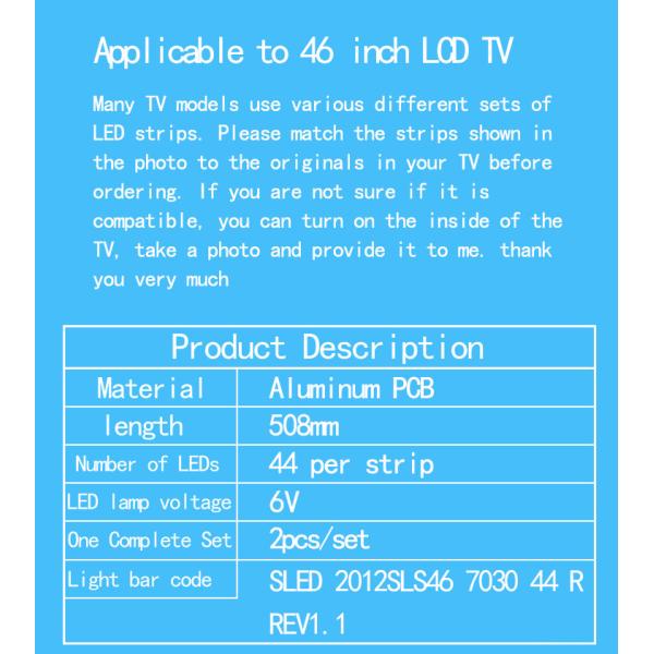Sony KDL-46EX650 Реактивные светодиодные телевизоры LJ64-03363A SLED 2012SLS46 7030 44 L REV1.1