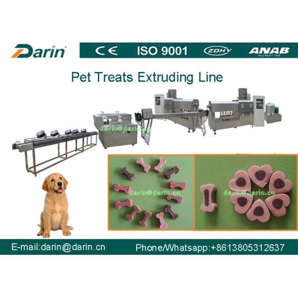 Continuous And Automatic Dog Food Extruder Dental e Pet Chewing Toy Making Machine