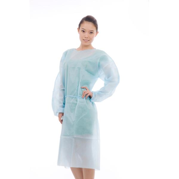 Personal Protective Nonwoven SMS Disposable  Isolation Gowns