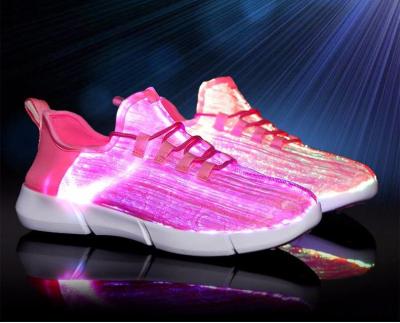 Endurable Light Up Running Shoes , Waterproof Led Walk Shoes High Folding Endurance